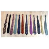 Twelve Neckties by Burberry, Valentino, Visconti, Brioni and More!