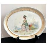 Six Pretty Vintage Plates by Victoria, MSB and More