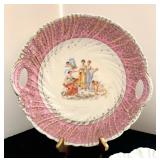 Six Pretty Vintage Plates by Victoria, MSB and More