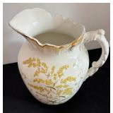 John Maddock & Sons Vintage Pitcher with Bowl / Vintage John Maddock & Sons Washstand Set