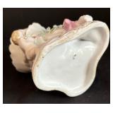 Antique Victorian Cherub Figurine Vase