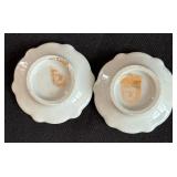 Two Tiny Vintage Limoges Plates