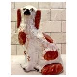 Two Vintage Staffordshire Spaniel Figurines