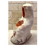Two Vintage Staffordshire Spaniel Figurines