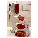 Two Vintage Staffordshire Spaniel Figurines