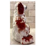 Two Vintage Staffordshire Spaniel Figurines