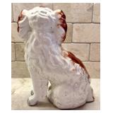 Two Vintage Staffordshire Spaniel Figurines
