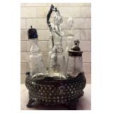 Vintage Late 19th Century English Electroplated / Silver Cruet Set