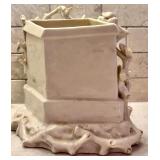 Kissing Couple American Bisque Figure Planter / Vase