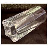 Lovely Clear Glasses / 5 Tall Glasses & 11 Lowballs with Square Bottoms