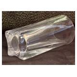 Lovely Clear Glasses / 5 Tall Glasses & 11 Lowballs with Square Bottoms