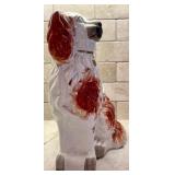 Vintage Staffordshire Left Facing Spaniel Figurine