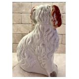 Vintage Staffordshire Left Facing Spaniel Figurine