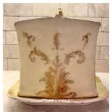 Vintage Hand Painted Cheese Dish