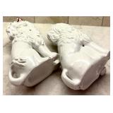 Three Vintage Staffordshire Porcelain Figurines