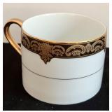Beautiful China with Full 8 Setting with Cream and Gold Accent