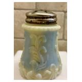 Variety of Vintage Glass Salt and Pepper Shakers in Beautiful Hues of Blue