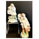 Variety of Vintage Figurines Including Zampiva Double Figure Spaghetti Hair Doll Figurine, Royal Worcester Porcelain Figurine Months of the Year May by Freda Doughty and More!