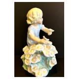 Variety of Vintage Figurines Including Zampiva Double Figure Spaghetti Hair Doll Figurine, Royal Worcester Porcelain Figurine Months of the Year May by Freda Doughty and More!