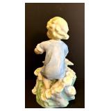 Variety of Vintage Figurines Including Zampiva Double Figure Spaghetti Hair Doll Figurine, Royal Worcester Porcelain Figurine Months of the Year May by Freda Doughty and More!