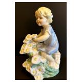 Variety of Vintage Figurines Including Zampiva Double Figure Spaghetti Hair Doll Figurine, Royal Worcester Porcelain Figurine Months of the Year May by Freda Doughty and More!