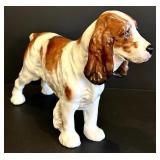 Vintage Royal Doulton Porcelain English Cocker Spaniel HN 036 and Small English Staffordshire Spaniel