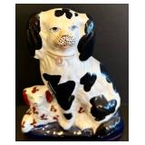 Vintage Staffordshire Spaniel with Puppy