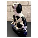Vintage Staffordshire Spaniel with Puppy