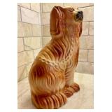 Vintage Staffordshire Ware Pottery Spaniel Dog