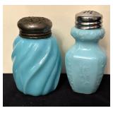 Antique Scroll and Wave Salt / Pepper Shakers