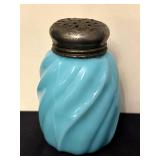 Antique Scroll and Wave Salt / Pepper Shakers