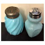 Antique Scroll and Wave Salt / Pepper Shakers