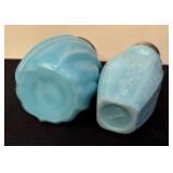 Antique Scroll and Wave Salt / Pepper Shakers