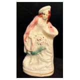 Five Antique Vintage Victorian Figurines