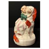 Two Vintage Staffordshire Dog Figurines