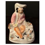 Three Antique Victorian Figurines