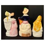 Three Antique Victorian Figurines