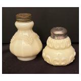 Two Vintage Victorian Salt / Pepper Shakers