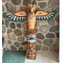 Hand Carved Wooden Totem Pole