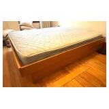 Queen Platform Bed with Storage Drawer