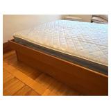 Queen Platform Bed with Storage Drawer