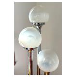 3 Globe Floor Lamp Vintage, Mazzega Murano Style