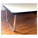 Art Deco Chrome Base Mid Century Coffee Table