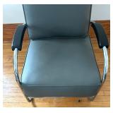 Vintage Art Deco Chrome Tubular Arm Chair