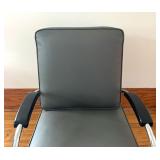 Vintage Art Deco Chrome Tubular Arm Chair