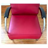 Vintage Art Deco Tubular Chrome Arm Chair