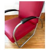 Vintage Art Deco Tubular Chrome Arm Chair