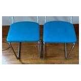 Pair of Vintage Lloyd Tubular Chrome Chairs