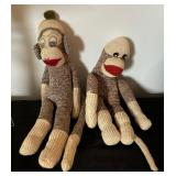 Sock Monkeys and Sock Monkey Jack in the Box