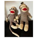 Sock Monkeys and Sock Monkey Jack in the Box